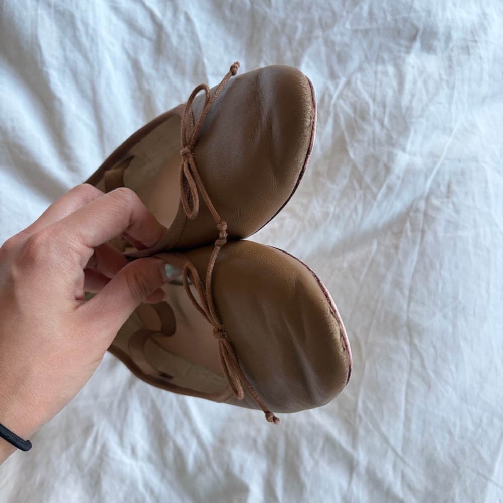Loeffler Randall // Leonie Brown Leather Ballet Flats - Picture 9 of 10